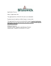 Form C Teacher Certification Application Form for Internationally Educated Teachers - New Brunswick, Canada, Page 7