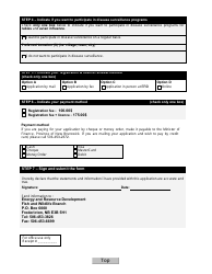 Nuisance Wildlife Control Operator (Nwco) Registration Form - New Brunswick, Canada, Page 2