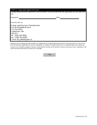 Form 60-6412E Request to Increase or Decrease a Non-resident Black Bear Licence Allocation - New Brunswick, Canada, Page 2