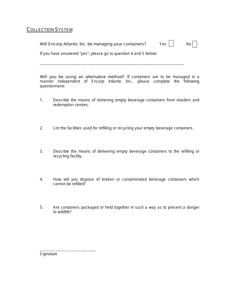 Beverage Containers Program Distributor Information - New Brunswick, Canada, Page 2