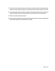 Application Form Requesting Approval of a Source (Land-Based Aquaculture) - New Brunswick, Canada, Page 6