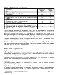 Application Form for a Land Reclamation Site - New Brunswick, Canada, Page 4