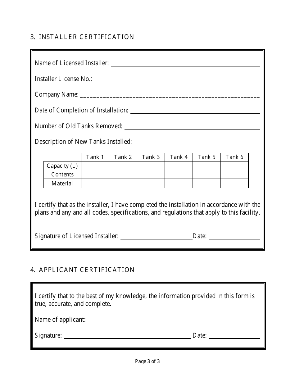 Schedule A Part Iii - Project Completion - New Brunswick, Canada, Page 3
