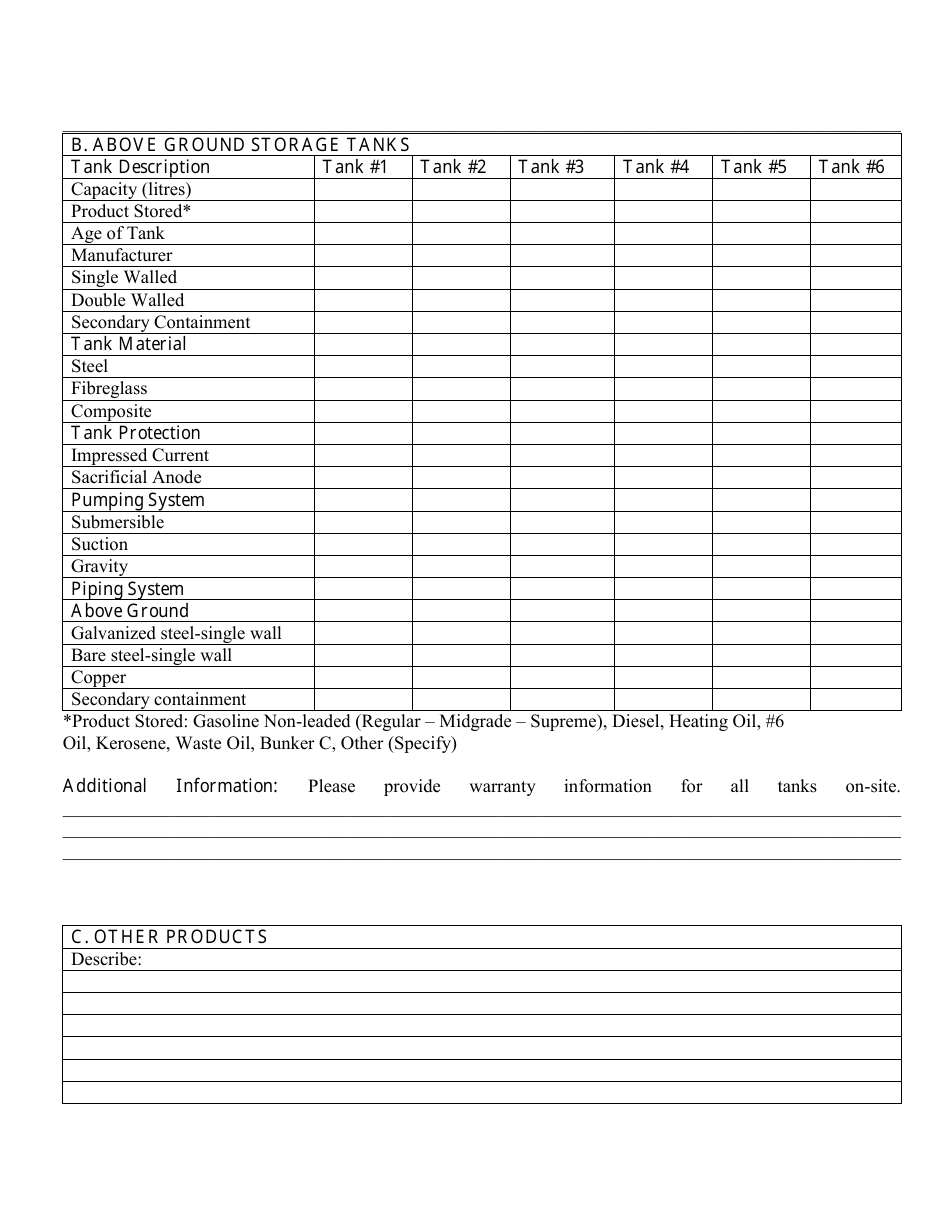 Petroleum Storage Report - New Brunswick, Canada, Page 7