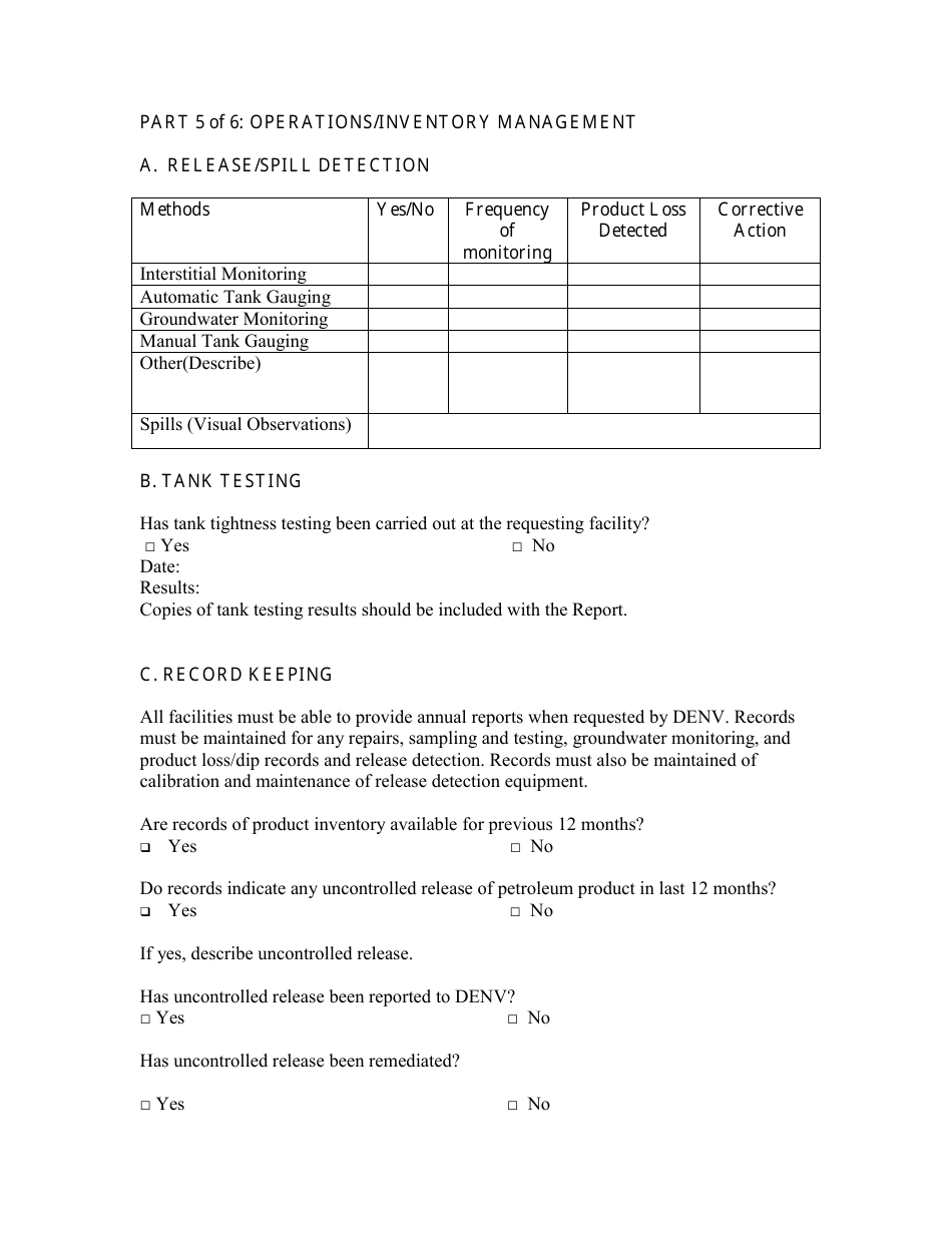 Petroleum Storage Report - New Brunswick, Canada, Page 8