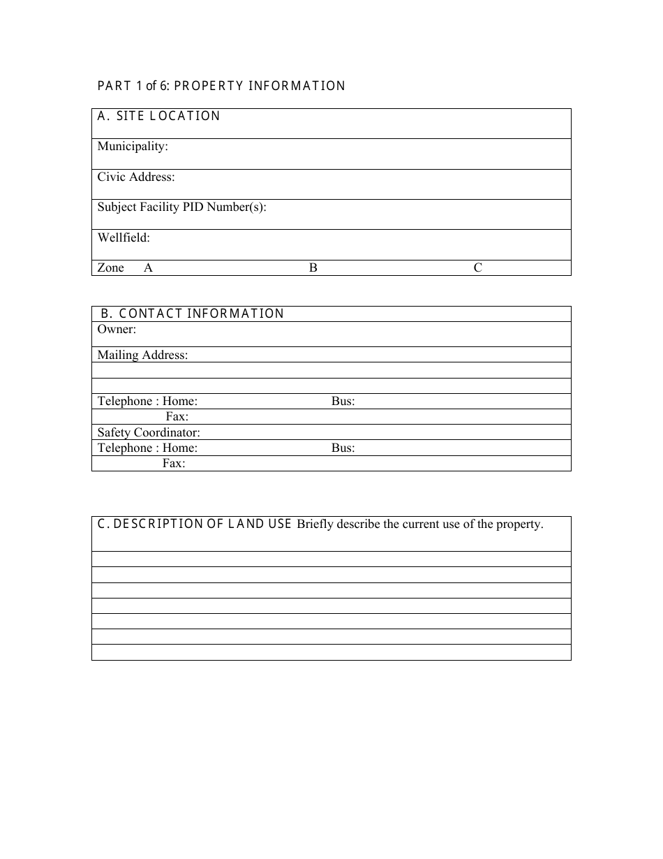 Chemical Storage Report - Wellfield Protected Area Designation Order - New Brunswick, Canada, Page 3