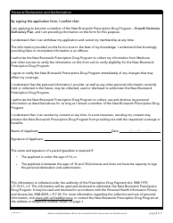 Form 904E Growth Hormone Deficiency Plan Application Form - New Brunswick, Canada, Page 2