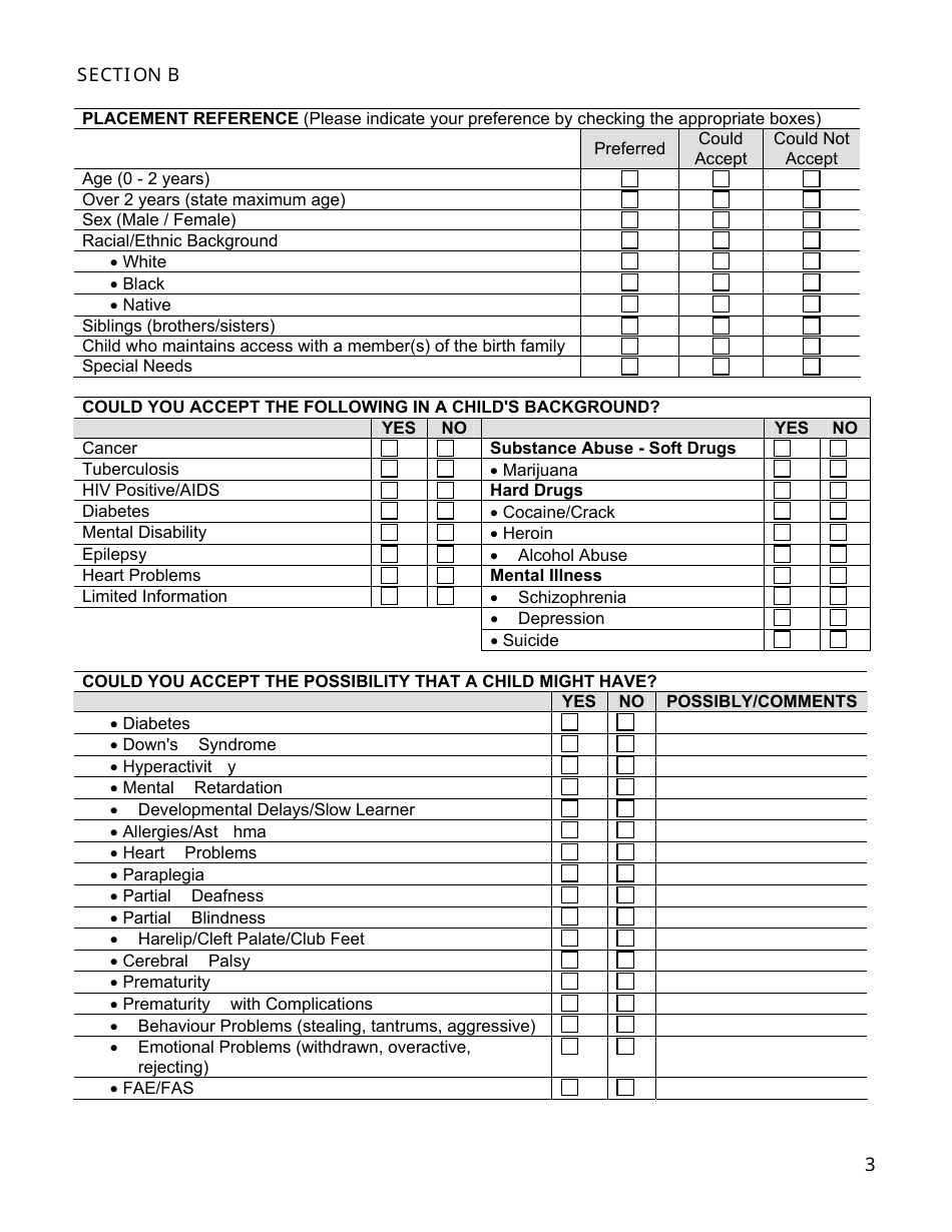 Registration of Adoptive Applicant(S) - New Brunswick, Canada, Page 3