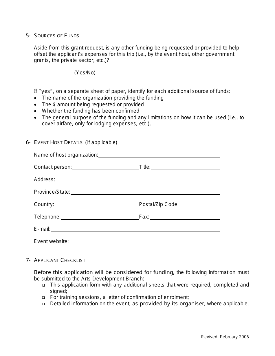 Business and Professional Development Program for Publishers Application - New Brunswick, Canada, Page 4