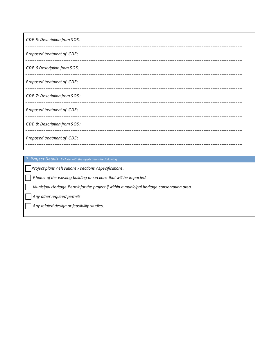 New Brunswicks Property Tax Abatement Program for Heritage Properties Application Form - New Brunswick, Canada, Page 3