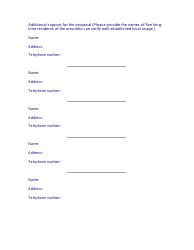 Place or Feature Name Proposal Form - New Brunswick, Canada, Page 3