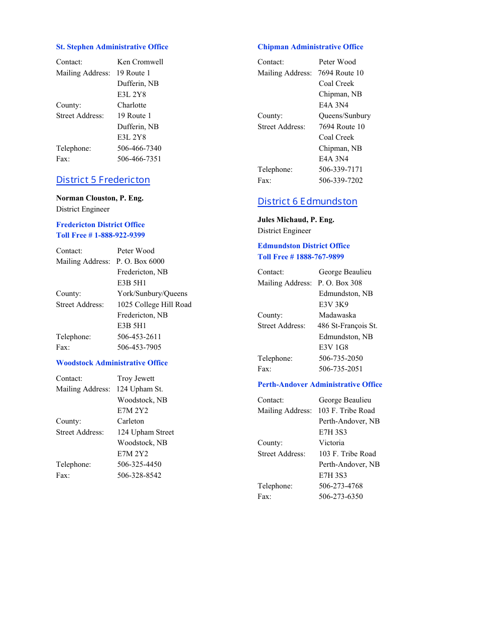 Application for Advertising Permit - New Brunswick, Canada (English / French), Page 4