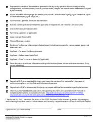 Application for Refund of Good Faith Deposit - Saskatchewan, Canada, Page 2