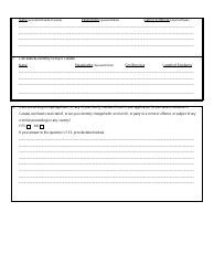 Form SINP-100-8 Family or Accompanying Farm Employee Category Application Form - Saskatchewan, Canada, Page 3
