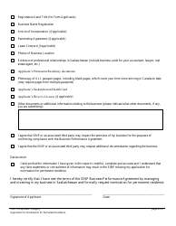 Application for Nomination for Permanent Residence - Saskatchewan, Canada, Page 4