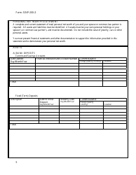 Form SINP200-2 Personal / Business Net Worth - Saskatchewan, Canada, Page 5