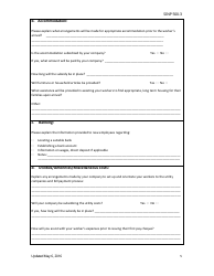 Form SINP500-3 Saskatchewan Immigrant Nominee Program (Sinp) Long Haul Truck Driver Project Sub-category Recruitment and Settlement Plan - Saskatchewan, Canada, Page 5