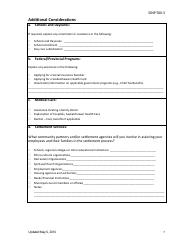 Form SINP500-3 Saskatchewan Immigrant Nominee Program (Sinp) Long Haul Truck Driver Project Sub-category Recruitment and Settlement Plan - Saskatchewan, Canada, Page 7