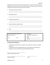 Form SINP500-3 Saskatchewan Immigrant Nominee Program (Sinp) Long Haul Truck Driver Project Sub-category Recruitment and Settlement Plan - Saskatchewan, Canada, Page 8