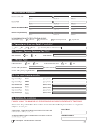 Form CSB21001 30 Day Written Spill Report Form - Saskatchewan, Canada, Page 4