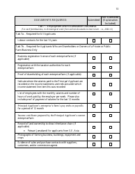 &quot;Saskatchewan Immigrant Nominee Program - Farm Owner/Operator Category Document Checklist&quot; - Saskatchewan, Canada, Page 10