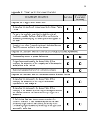 &quot;Saskatchewan Immigrant Nominee Program - Farm Owner/Operator Category Document Checklist&quot; - Saskatchewan, Canada, Page 15