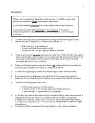 &quot;Saskatchewan Immigrant Nominee Program - Farm Owner/Operator Category Document Checklist&quot; - Saskatchewan, Canada, Page 3