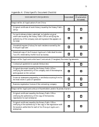 &quot;Saskatchewan Immigrant Nominee Program - Entrepreneur Category Document Checklist&quot; - Saskatchewan, Canada, Page 13