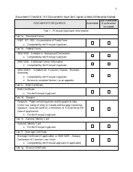 &quot;Saskatchewan Immigrant Nominee Program - Entrepreneur Category Document Checklist&quot; - Saskatchewan, Canada, Page 5