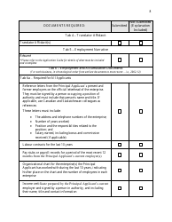 &quot;Saskatchewan Immigrant Nominee Program - Entrepreneur Category Document Checklist&quot; - Saskatchewan, Canada, Page 8