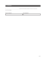 Form CSB13001 Application for Approval to Construct or Upgrade and Operate a Storage Facility - Saskatchewan, Canada, Page 5