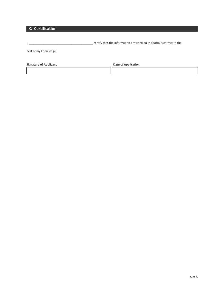 Form CSB13001 Application for Approval to Construct or Upgrade and Operate a Storage Facility - Saskatchewan, Canada, Page 5