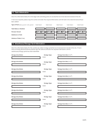 Form CSB13002 Application to Decommission a Storage Facility - Saskatchewan, Canada, Page 4