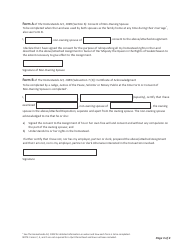 Form CSB17009 Quit Claim - Saskatchewan, Canada, Page 3