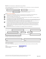 Form CSB17009 Quit Claim - Saskatchewan, Canada, Page 4