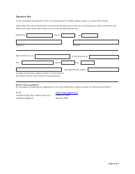 Form CSB17008 Statutory Declaration for Lost Lease - Saskatchewan, Canada, Page 2