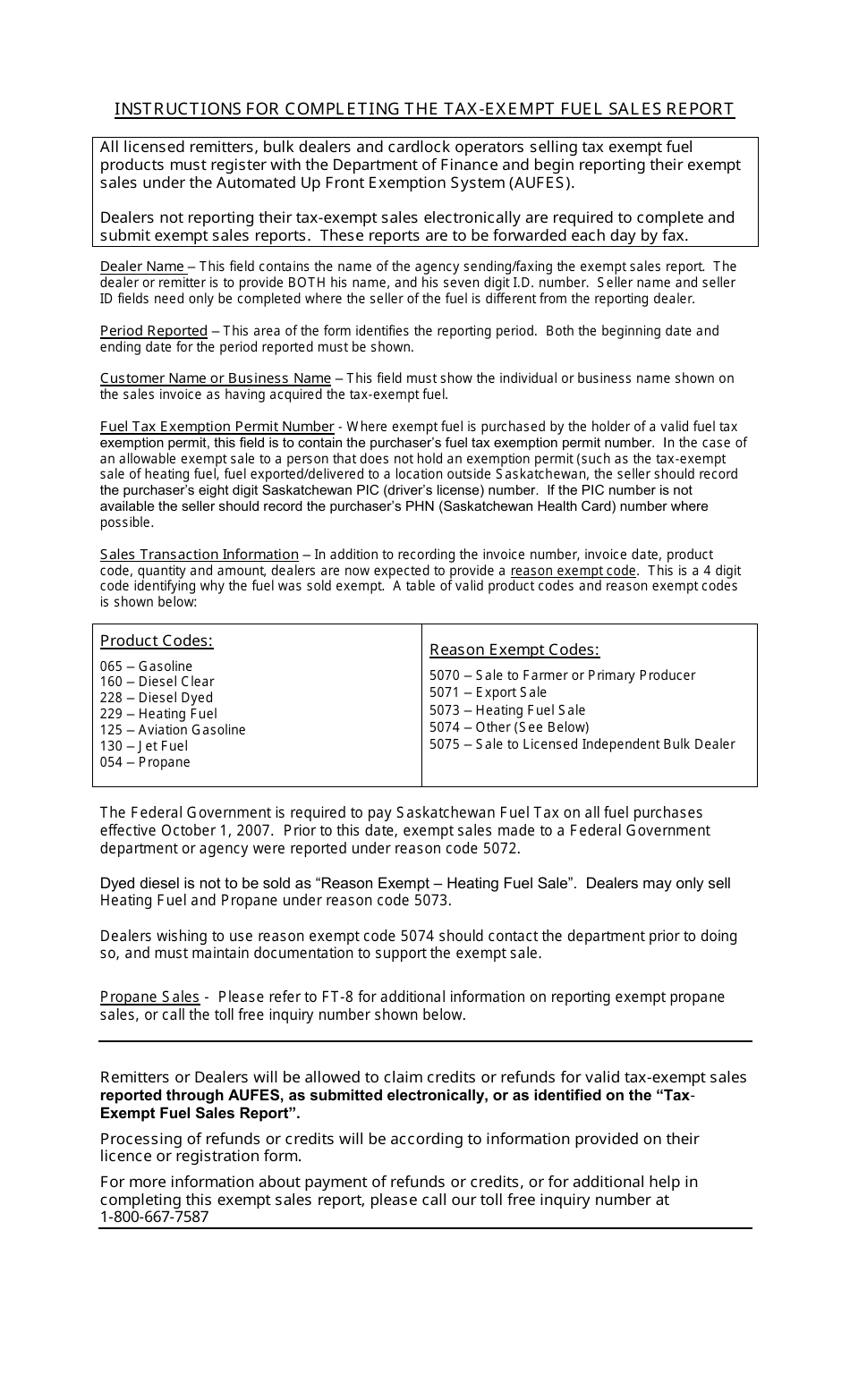 Saskatchewan Canada Automated up Front Exemption System (Aufes) Tax
