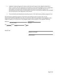 Form LL Sheriff&#039;s Notice - Saskatchewan, Canada, Page 2