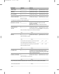 Victims Compensation Application Form - Saskatchewan, Canada, Page 3