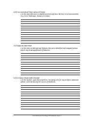 Avocational Permit Report - Saskatchewan, Canada, Page 3