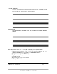 Avocational Permit Report - Saskatchewan, Canada, Page 4