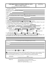 Document preview: Heritage Resource Review Referral Form (Water & Sewer Projects) - Saskatchewan, Canada