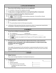 Form H07-AP Encouraging Community Housing Options (Echo) Program - Application Form - Saskatchewan, Canada, Page 2