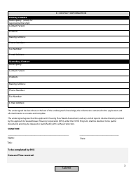 Form H07-AP Encouraging Community Housing Options (Echo) Program - Application Form - Saskatchewan, Canada, Page 4