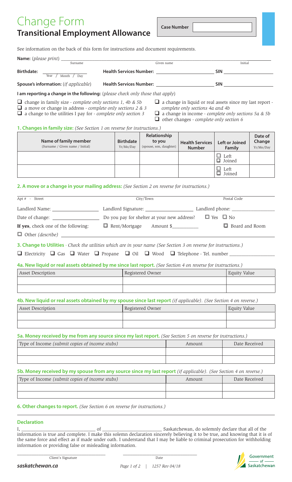 Form 1257 Fill Out, Sign Online and Download Printable PDF