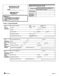 Document preview: Form NS-5 Referral Form - Nova Scotia, Canada