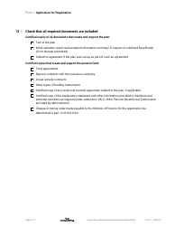 Form 1 &quot;Application for Registration&quot; - Nova Scotia, Canada, Page 6