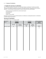 Form 3 Summary of Contributions - Nova Scotia, Canada, Page 3