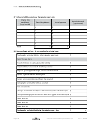 Form 4 Actuarial Information Summary - Nova Scotia, Canada, Page 4
