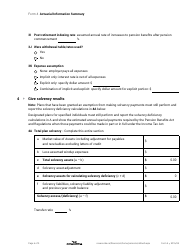 Form 4 Actuarial Information Summary - Nova Scotia, Canada, Page 6